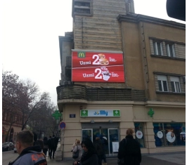 Novi Sad - LED Ekran - Centar