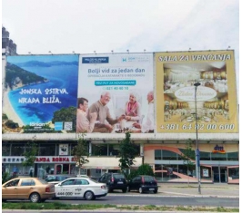 Novi Sad - Fasadna reklama - Bulevar oslobođenja Z