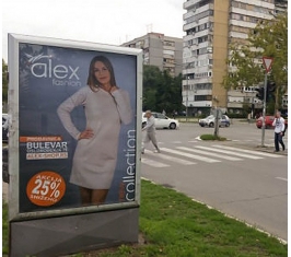 Novi Sad - CityLight - Bul. oslobođenja - NIS plato VU