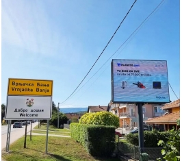 Vrnjačka Banja - LED Ekran - Kneza Miloša ZP