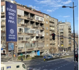 Beograd - Fasadna reklama - Tašmajdan AG