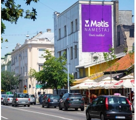 Beograd - Fasadna Reklama - Avijatičarski trg AG