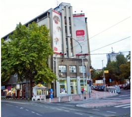 Beograd - Fasadna Reklama - Bajloni pijaca N