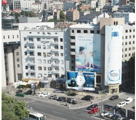 Beograd - Fasadna Reklama - Savski trg - Karađorđeva N