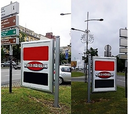 Novi Sad - City light - Bul Mihajla Pupina kod mosta Duga Z