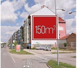 Novi Sad - Fasadna reklama - Bulevar Evrope i Hadži Ruvimove