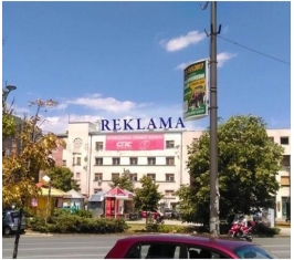 Novi Sad - Reklama na krovu - Centar M