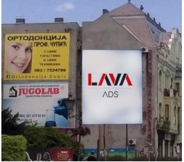 Novi Sad - Fasadna reklama - Bulevar Kralja Aleksandra 14a M