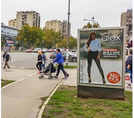 Novi Sad - CityLight - Bul. oslobođenja i Kralja Petra VU