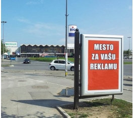 Novi Sad - CityLight - Bul. oslobođenja kod autobuske stanice Z