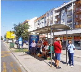 Novi Sad - Autobuska stajališta - Rumenčka G