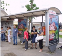 Novi Sad - Autobuska stajališta - Bulevar oslobođenja, teniski tereni