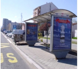 Novi Sad - Autobuska stajališta - Bulevar kneza Miloša i Bulevar Evrope
