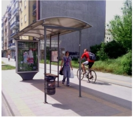 Novi Sad - Autobuska stajališta - Hadži Ruvimova, kod broja 14
