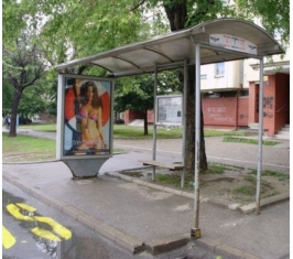 Novi Sad - Autobuska stajališta - Narodnog fronta, ugao sa Ive Andrića