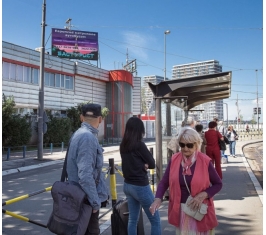 Beograd - LED Ekran - Autobuska stanica (Savski most)