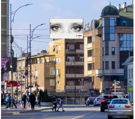 Niš - Reklama na krovu - Centar MR