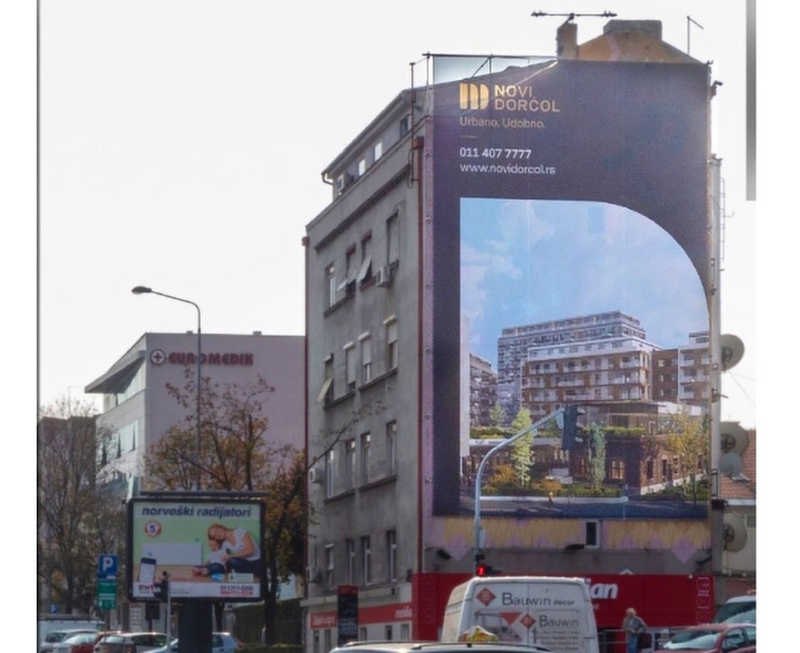 Beograd - Fasadna Reklama - Cvijićeva AG