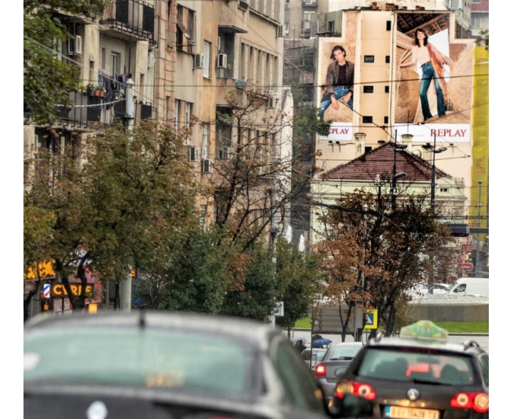 Beograd - Fasadna Reklama - Slavija 2 AG