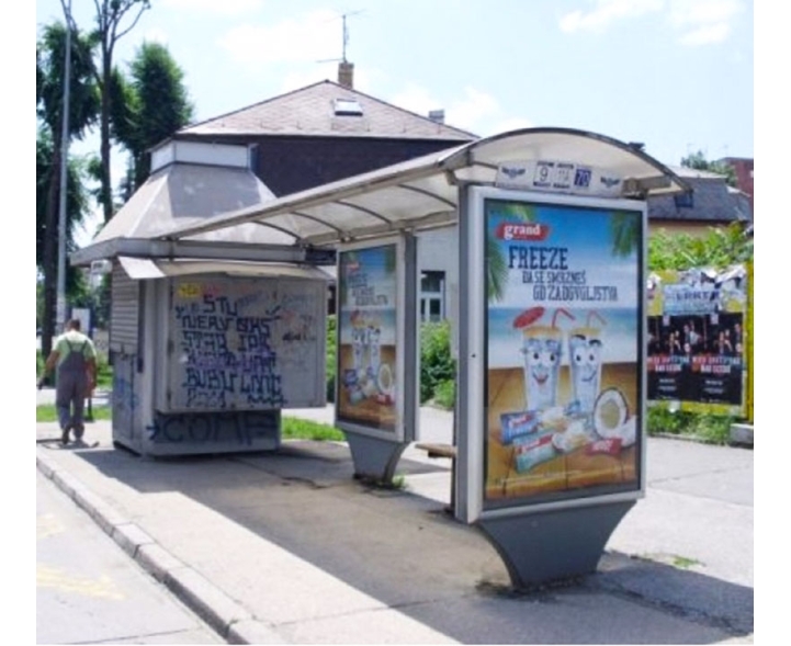 Novi Sad - Autobuska stajališta  - Početak Ulice cara Dušana