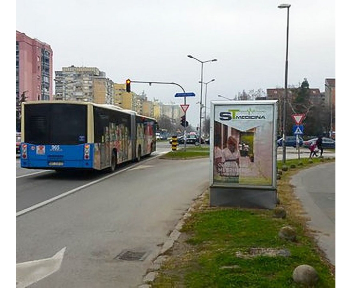 Novi Sad - City light VU - Novo Naselje - Crkva