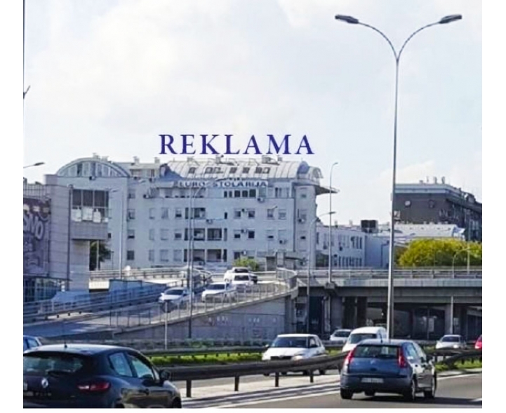 Beograd - Reklama na krovu - Kod Beogradske Arene