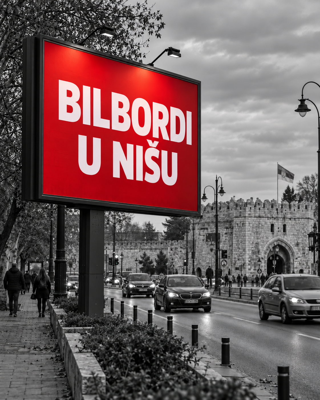 Bilbordi u Nišu kod Niške tvrđave