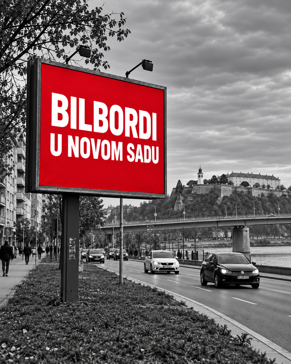 Bilbordi u Novom Sadu kod Petrovaradinske tvrđave