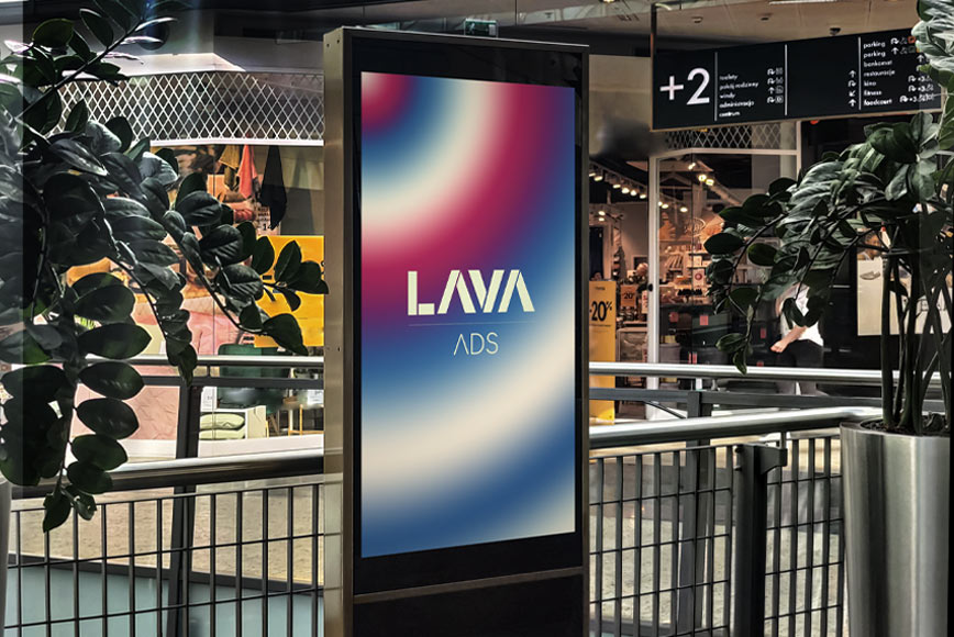 Atraktivan LED reklamni ekran u tržnom centru koji doprinosi prepoznatljivosti i jačanju identiteta brenda.