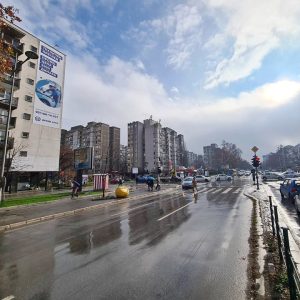 Novi Sad - Fasadna Reklama - Ugao Bulevara oslobođenja i Bulevara kralja Petra I