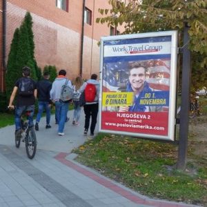 Novi Sad - CityLight - Studentski - menza VU