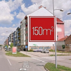 Novi Sad - Fasadna reklama - Bulevar Evrope i Hadži Ruvimove
