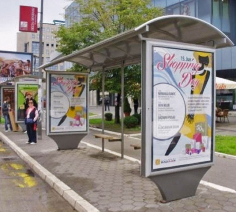 Novi Sad - Autobuska stajališta - Bulevar oslobodjenja, Merkator