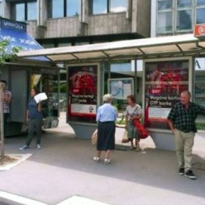 Novi Sad - Autobuska stajališta - Bulevar Mihajla Pupina, kod banke Intesa