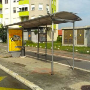 Novi Sad - Autobuska stajališta - Bul. Patrijarha Pavla, ugao sa Ilariona Ruvarca