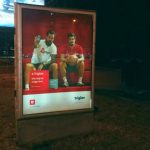 Novi Sad - CityLight - Ugao Bulevara oslobođenja i Papa Pavla GS