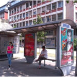 Novi Sad - Autobuska stajališta  - Bulevar oslobođenja, ugao sa Pap Pavla