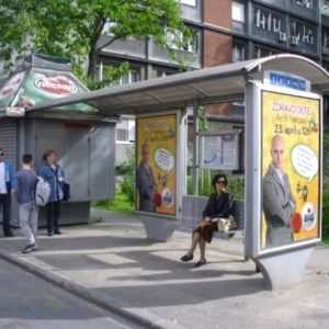 Novi Sad - Autobuska stajališta - Fruškogorska, ugao sa Jiričekovom