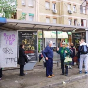 Novi Sad - Autobuska stajališta - Ugao Rumenačke i Kornelija Stankovća