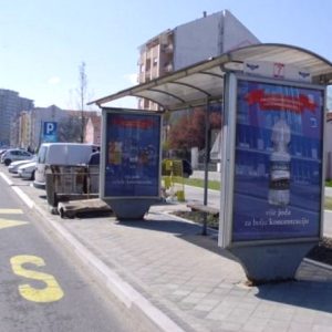 Novi Sad - Autobuska stajališta - Bulevar kneza Miloša i Bulevar Evrope