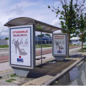Novi Sad - Autobuska stajališta - Sentandrejski put, ispred Gradske čistoće i TC BIG