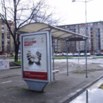 Novi Sad - Autobuska stajališta - Ive Andrića, ugao sa Narodnog fronta