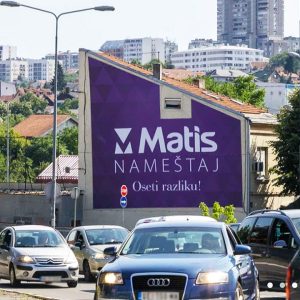 Beograd - Fasadna Reklama - Dušanovački most AG