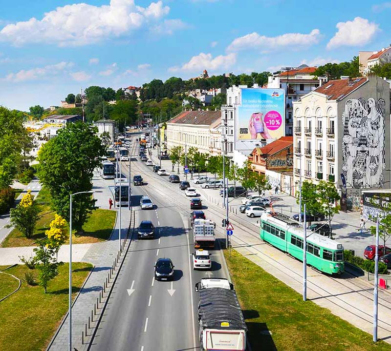Beograd - Fasadna Reklama - Beton hala AG