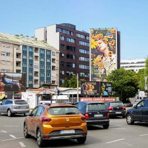 Beograd - Fasadna Reklama - Kapija Vračara AG