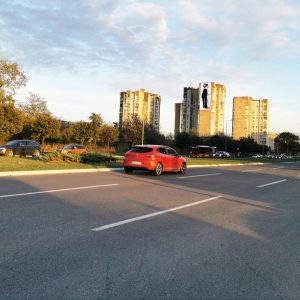 Beograd - Fasadna Reklama - Milutina Milankovića - Bulevar umetnosti N