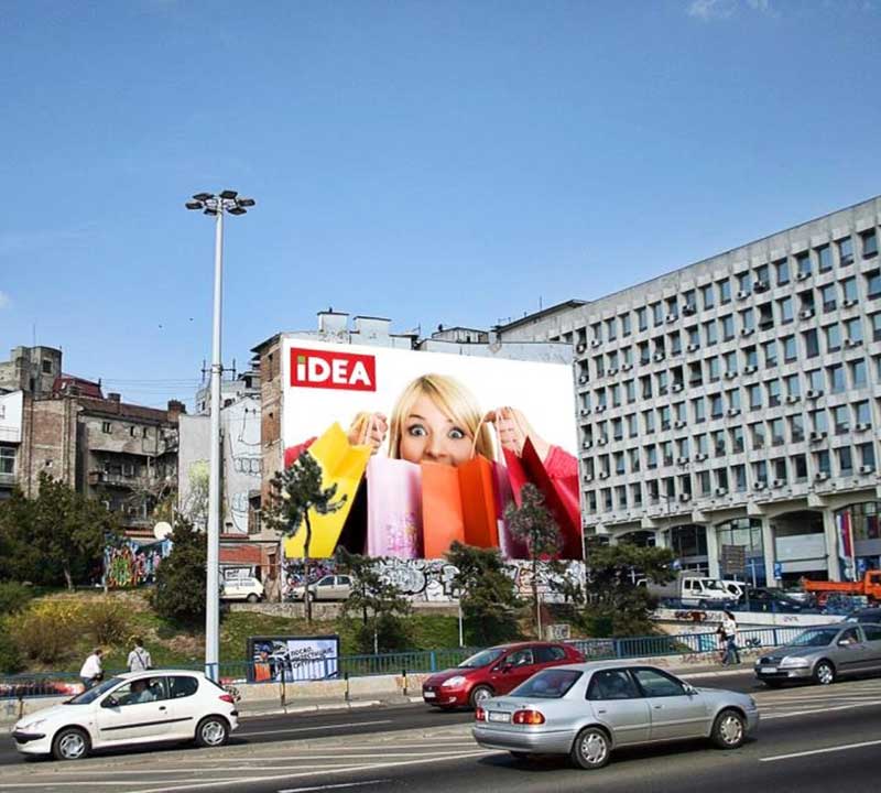 Beograd - Fasadna Reklama - Brankova i Pop Lukina N - Slika 2