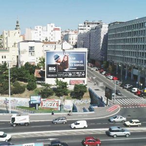 Beograd - Fasadna Reklama - Brankova i Pop Lukina N