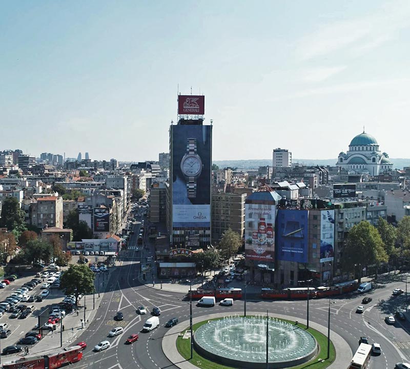 Beograd - Fasadna Reklama - Stara Slavija N - Slika 3