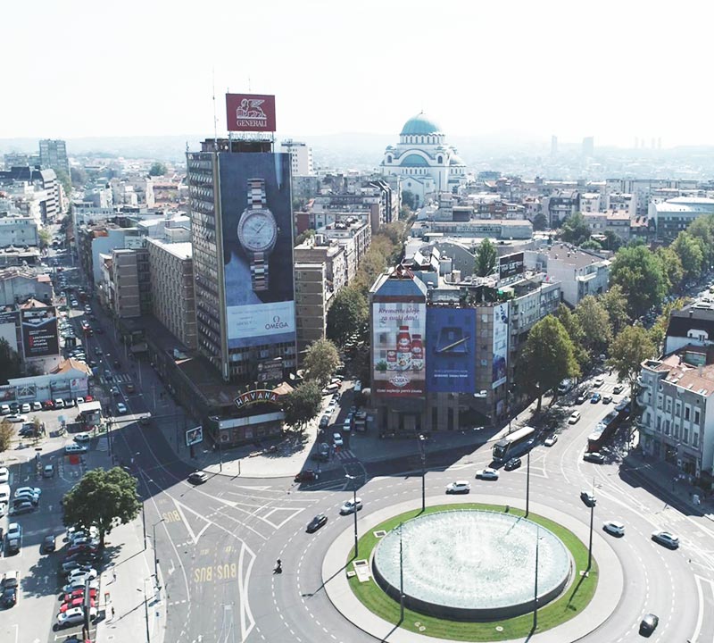 Beograd - Fasadna Reklama - Stara Slavija N